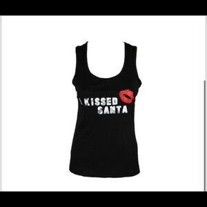 Inc “I Kissed Santa” Racerback Tank